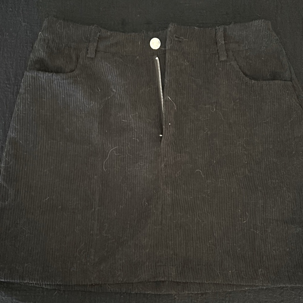 Mini, black, skirt